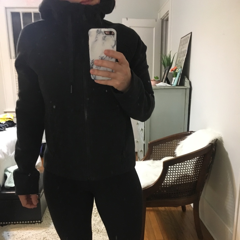 Lululemon black zip hoodie size medium